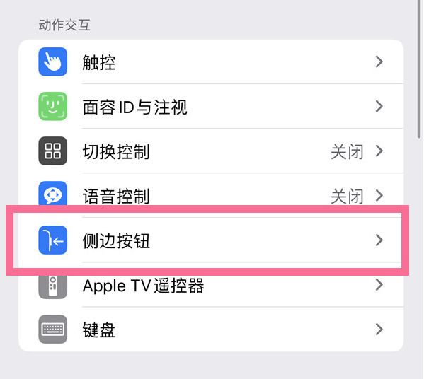 索县苹果14维修店分享iPhone14 Plus侧键双击下载功能关闭方法 